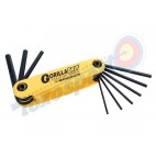 Bondhus Allen Wrench Set Folding Large Inches