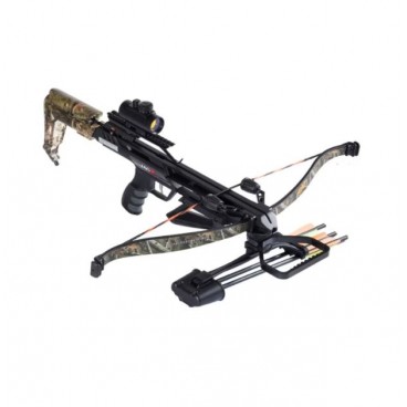 RECURVE CROSSBOW SETS JAG II PRO 260fps CAMO 175lbs RED DOT & ACCESORIES