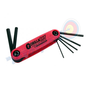 Bondhus Allen Wrench Set Folding 1.5-6 mm.